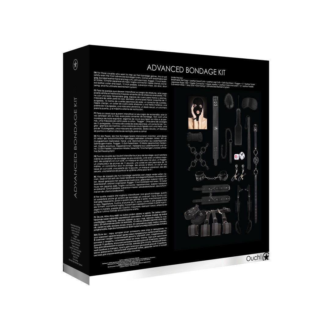 Acanzado Bondage Kit Black - Ouch!