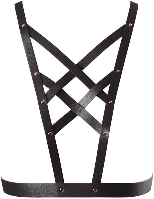 Bijoux Indiscrets - MAZE - Cross Cleavage Harness Black