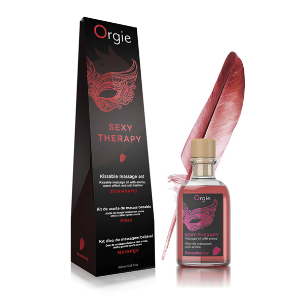 ORGIE LIPS MASSAGE KIT STRAWBERRY