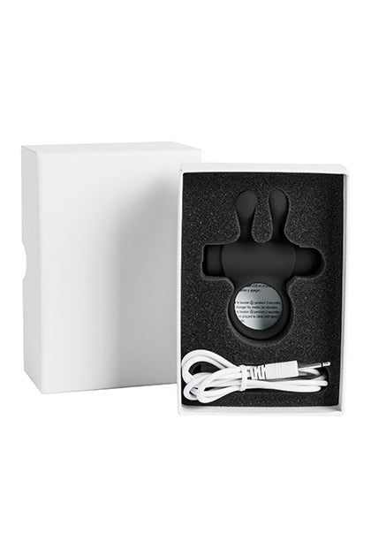 Bague Lapin Rechargeable Noire
