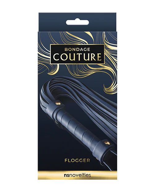 Flogger Bondage Couture Blue