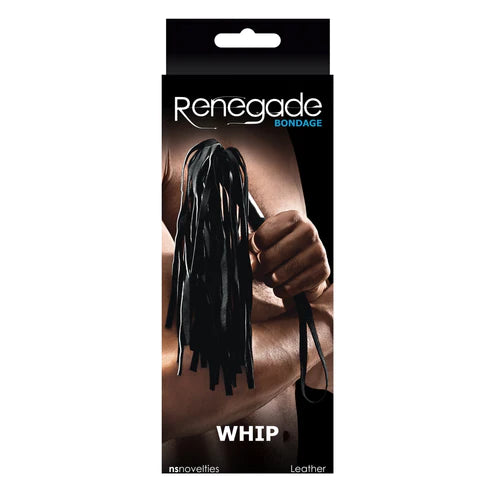 Renegade Bondage Whip Black