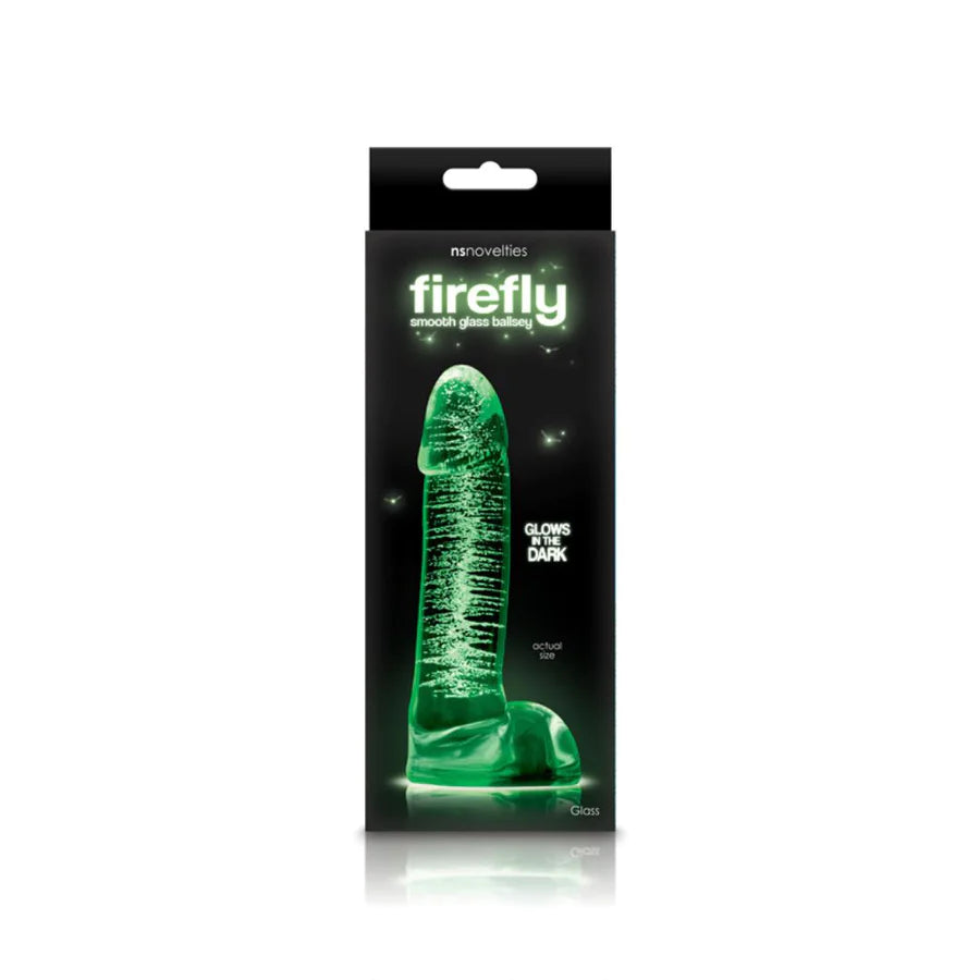 Dildo de Cristal con Brillo en la Oscuridad - Firefly