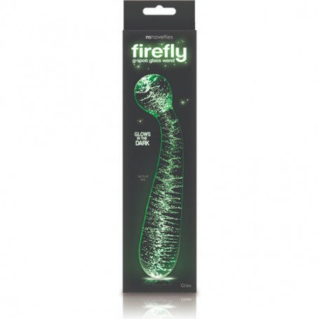 Firefly Glass G Spot Glow Wand Clear