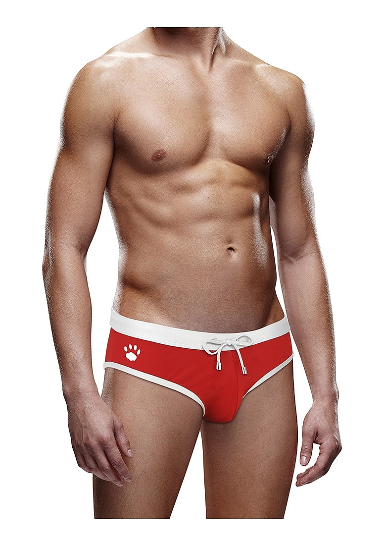 Swim Brief - Red - Small
