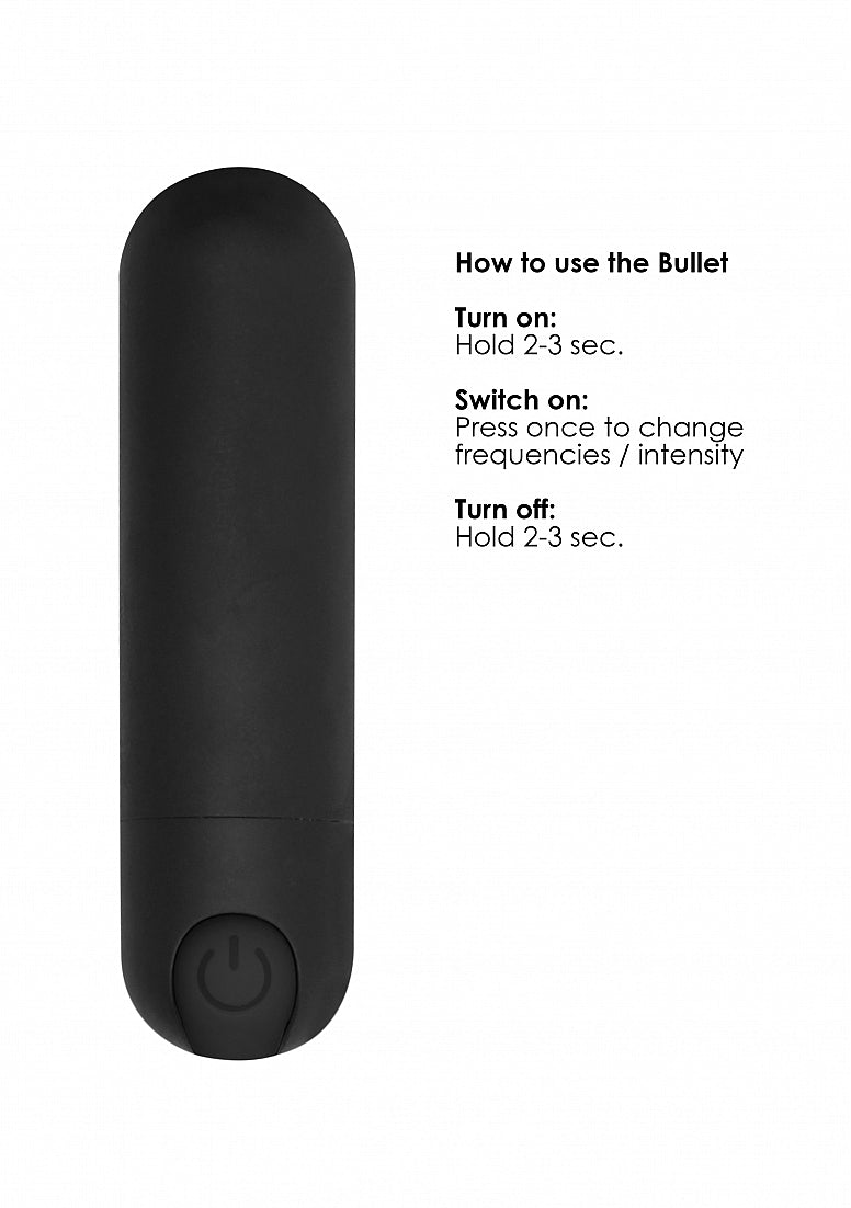 BGT - 10 Speed Rechargeable Bullet - Black