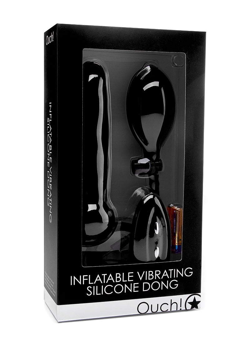 Dong gonflable vibrant en silicone - Aïe !