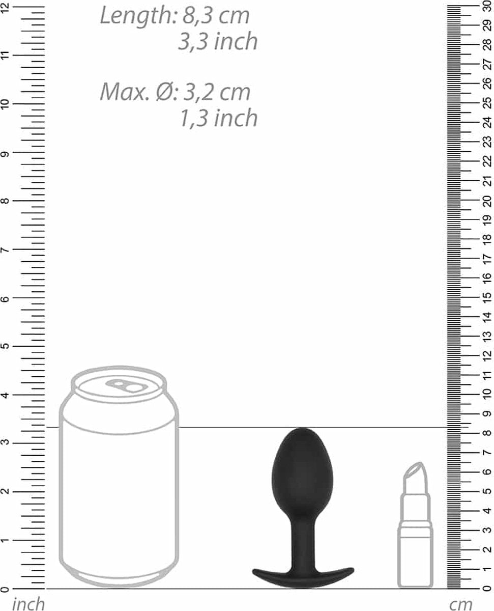 N° 89 - Plug anal autopénétrant - Noir