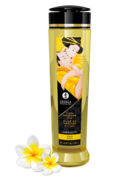 Shunga Massage Oil Serenity - Flor Monoï