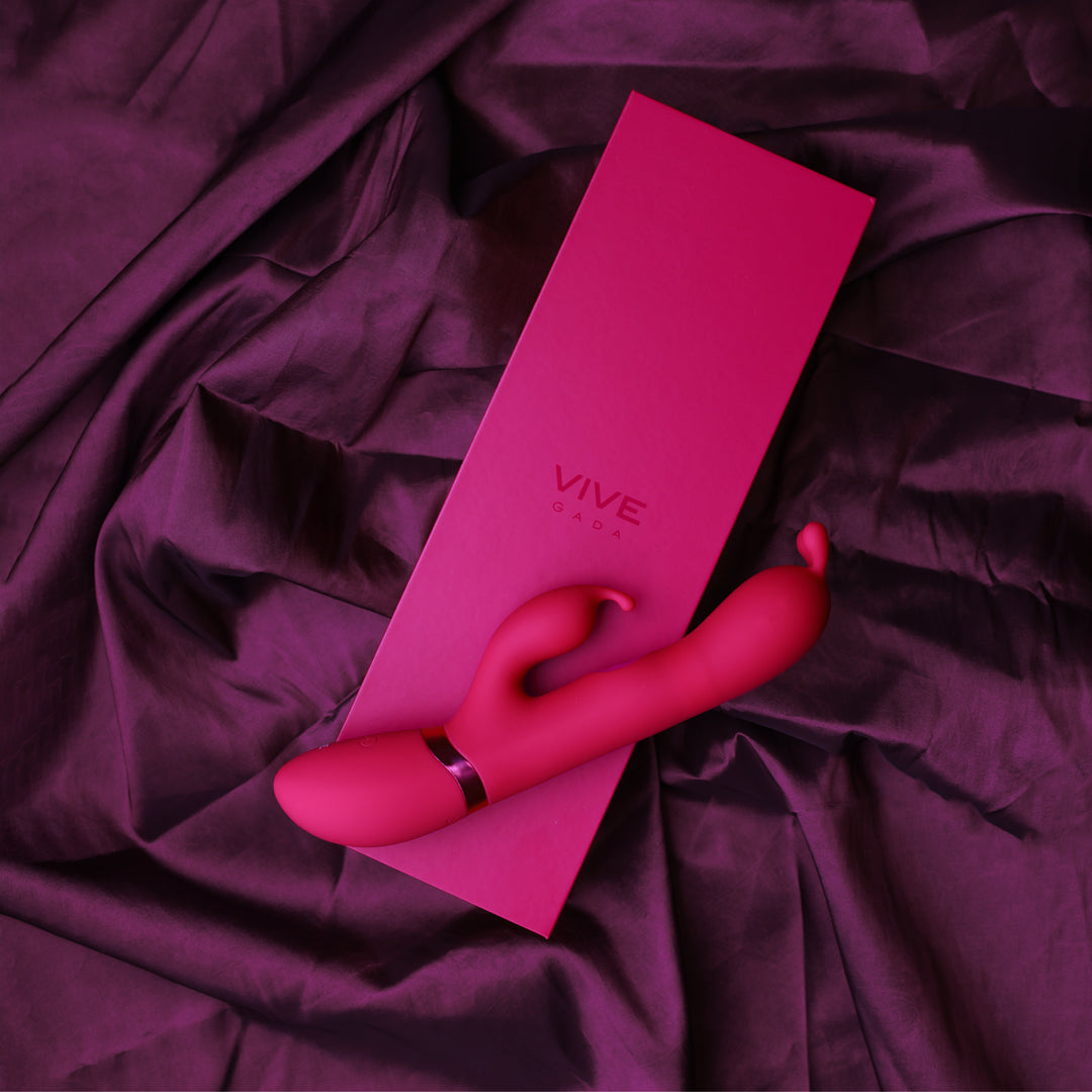 Gada - Triple Action Rabbit Vibrator - Pink