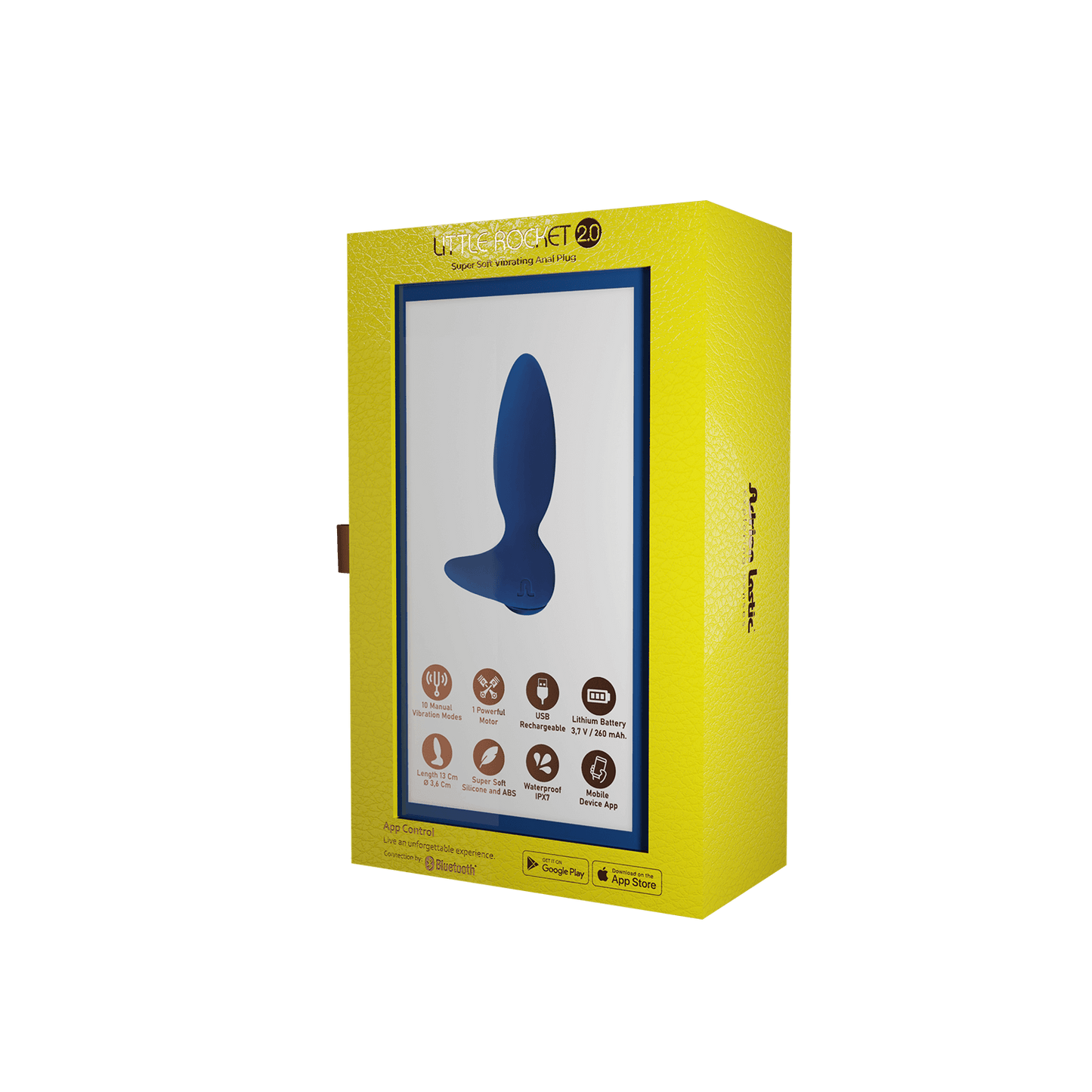 Plug con vibración Little Rocket II + APP - Adrien Lastic