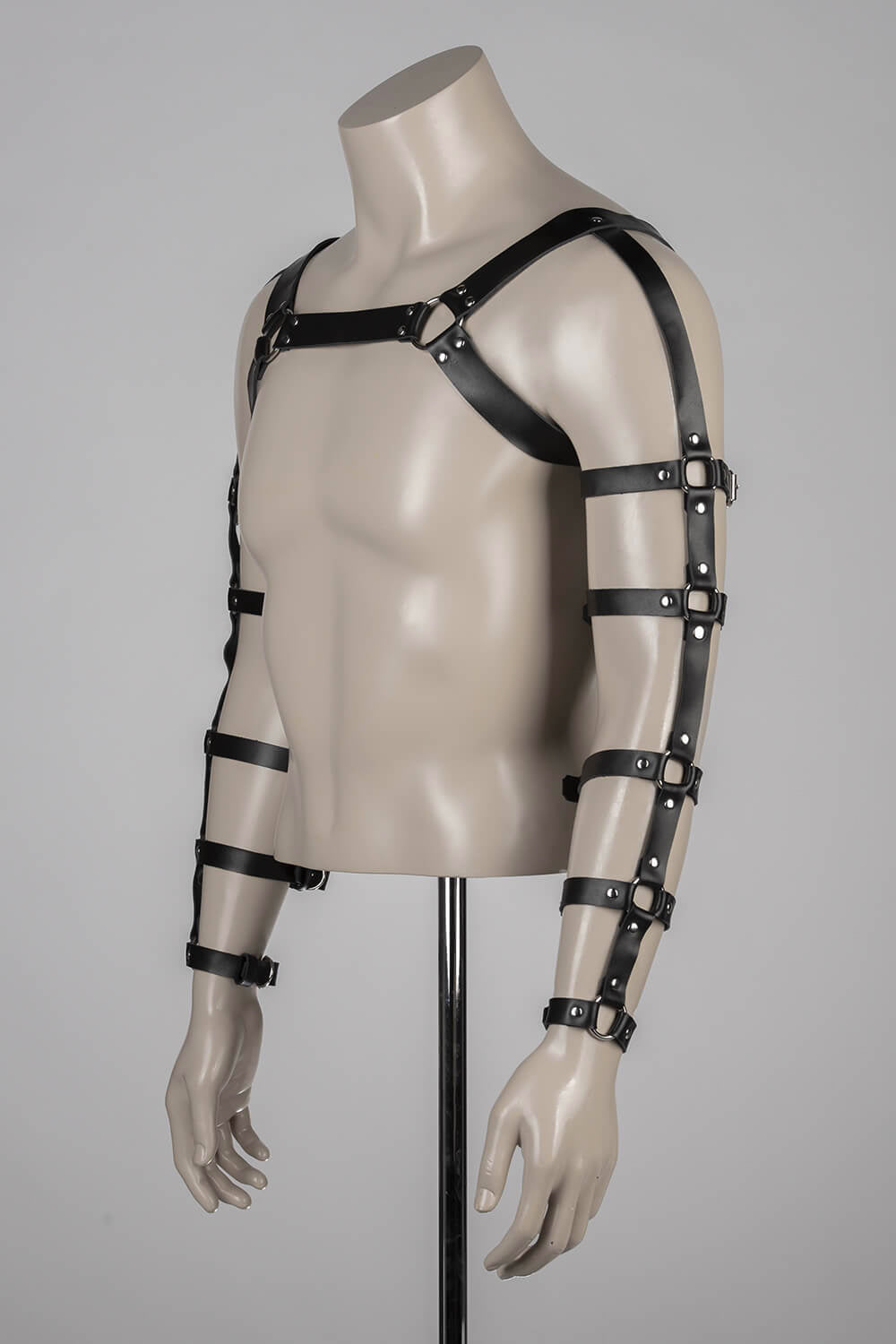 Leather Gladiator Harness Man - Hero