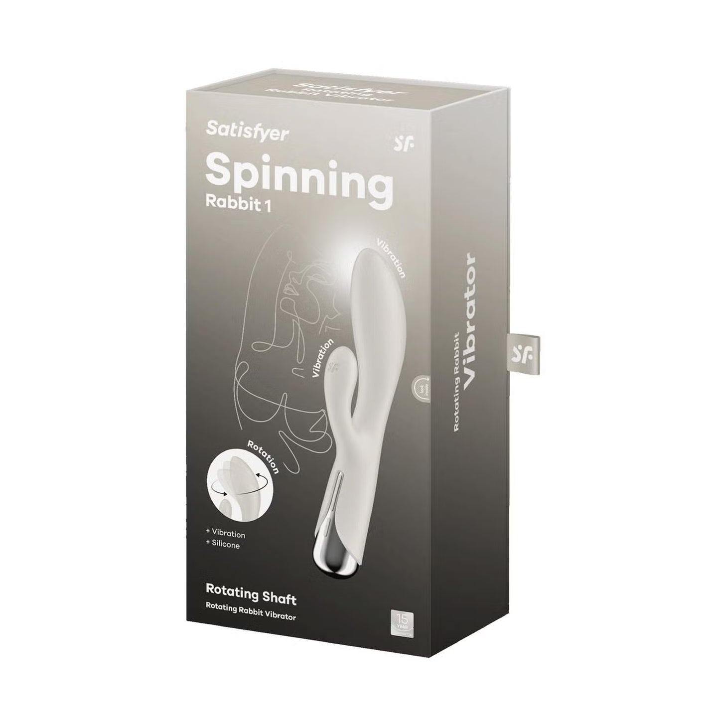 Vibrador Rotatorio Spinning Rabbit 1 Beige - Satifyer