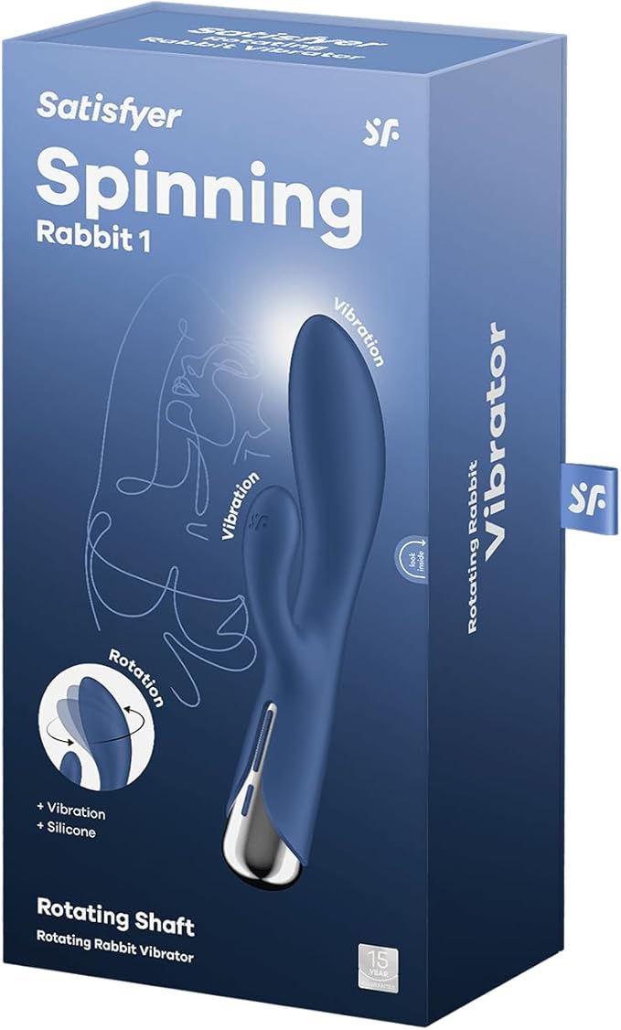 Vibrador Rotatorio Spinning Rabbit 1 Azul - Satifyer