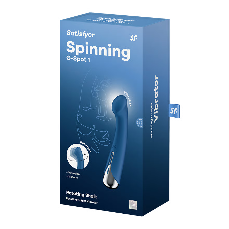 Vibrador Rotatorio Spinning G-Spot 1 Azul - Satifyer
