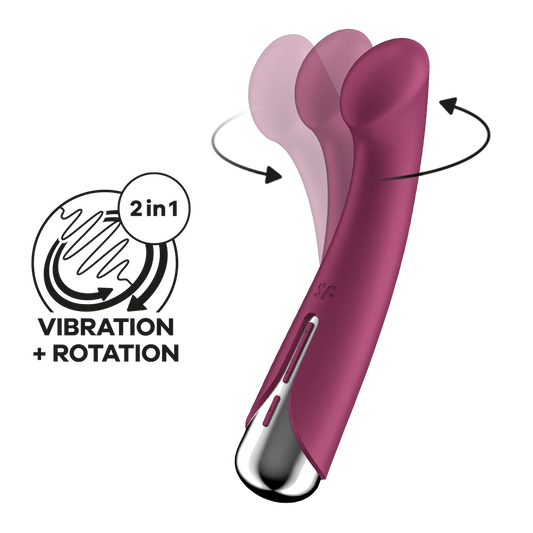 Vibrador Rotatorio Spinning G-Spot 1 Rojo - Satifyer