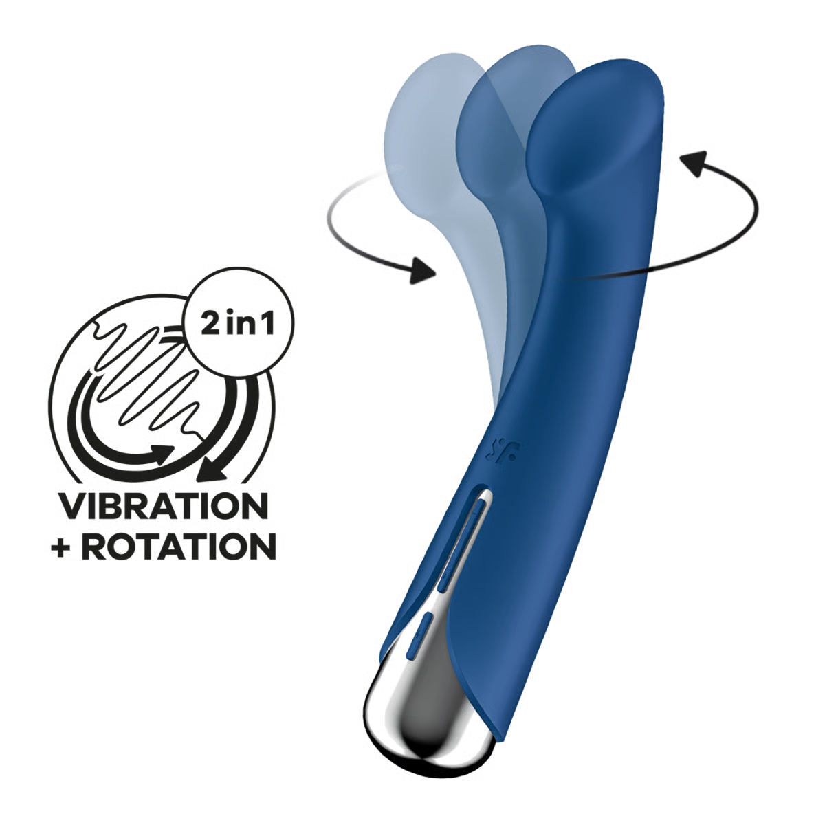 Vibrador Rotatorio Spinning G-Spot 1 Azul - Satifyer