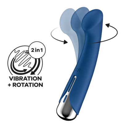 Vibrador Rotatorio Spinning G-Spot 1 Azul - Satifyer