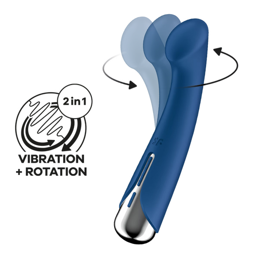 Vibrador Rotatorio Spinning G-Spot 1 Azul - Satifyer