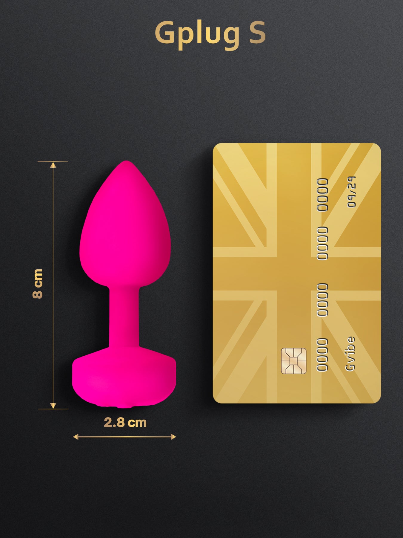 Gplug Small - Neon Rose