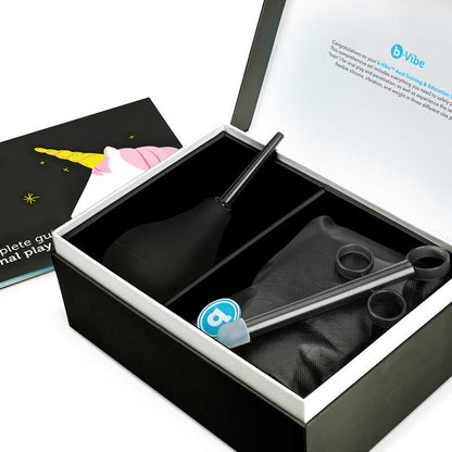 B-Vibe Black Anal Training and Education Kit