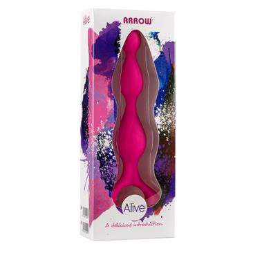Estimulador Anal Arrow Rosa Silicona 17 Cm ALIVE
