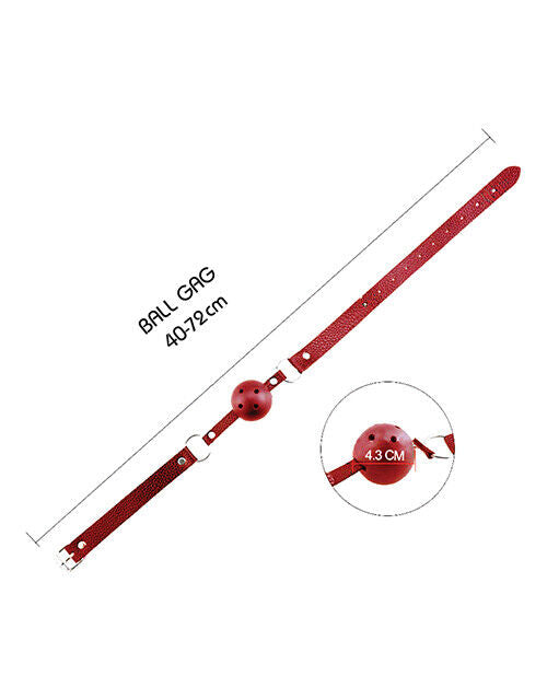 Alive Discretion Red Ball Gag
