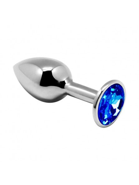 Alive - Mini Metal Butt Plug Anal Pleasure Blue M