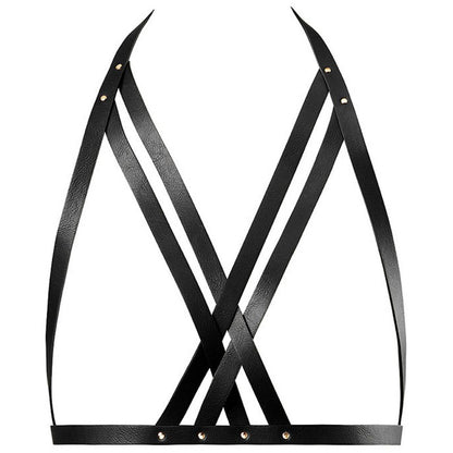 Bijoux Indiscrets - MAZE - Halter Bra Harness Black