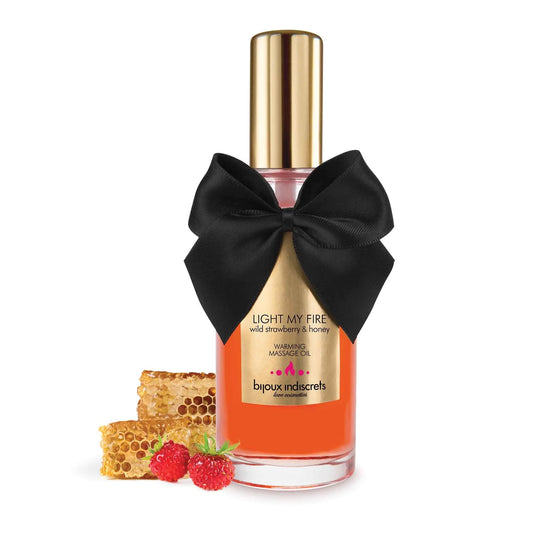 Massage Oil Light my Fire - Wild Strawberry & Honey