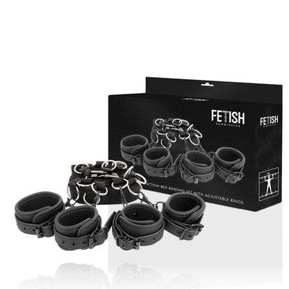 Fetish Submissive Luxury Bed Restraints Set