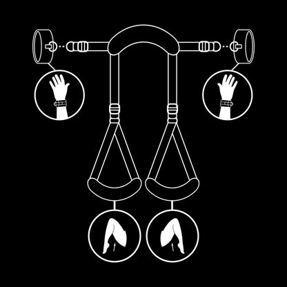 Fetish Submissive Open Leg Set