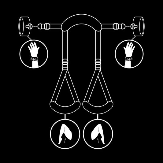 Fetish Submissive Open Leg Set