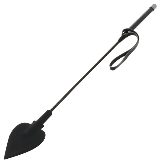 Darkness Riding Crop Black Silicone