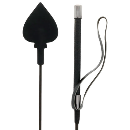 Darkness Riding Crop Black Silicone