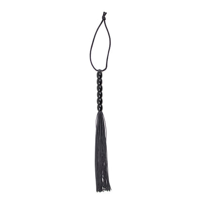 Ohmama - Fetish Ribbed Silicone Handle Flogger 22 Cm