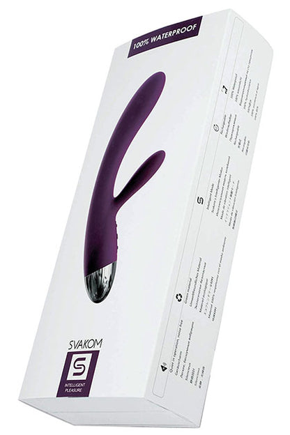 Vibromasseur double moteur ALICE VIOLET