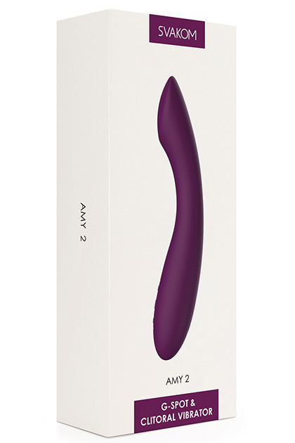 Vibromasseur point G flexible AMY 2 Violet