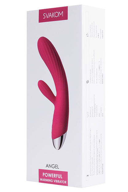 Vibromasseur lapin ange SVAKOM avec chaleur (rose)