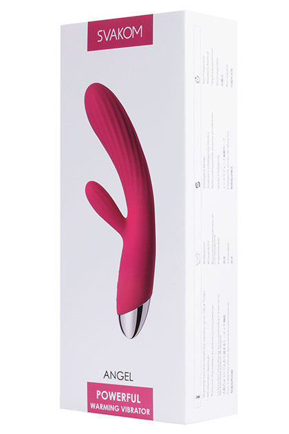 Vibrador SVAKOM Angel Rabbit Con Calor (Rosa)