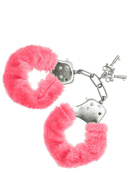 Furry Cuffs Pink