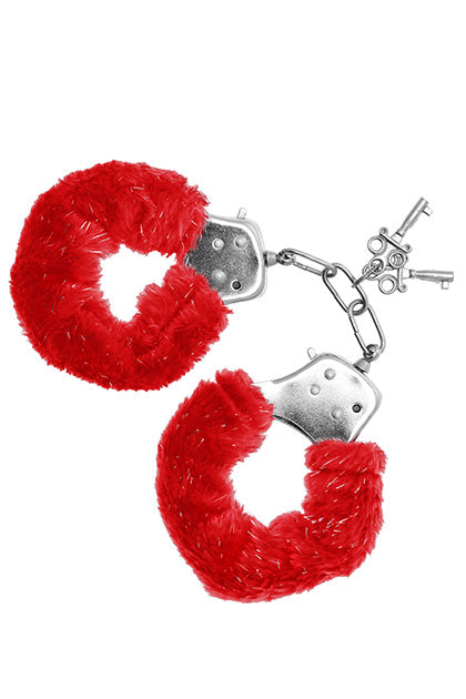 Furry Cuffs Red