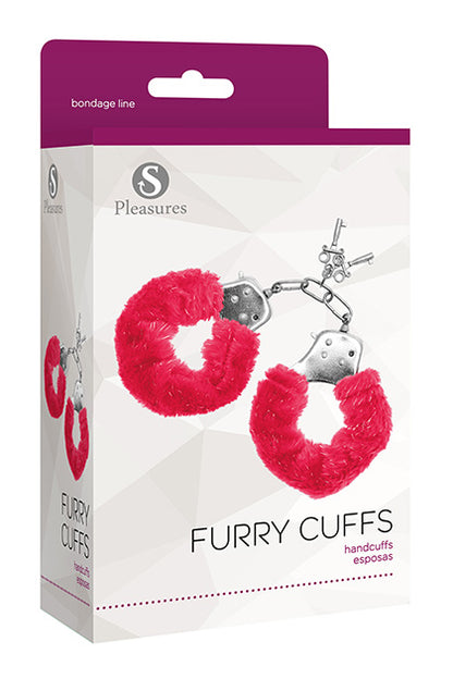 Furry Cuffs Red