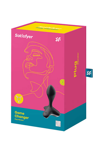 Plug con Vibración Game Changer Negro - Satisfyer