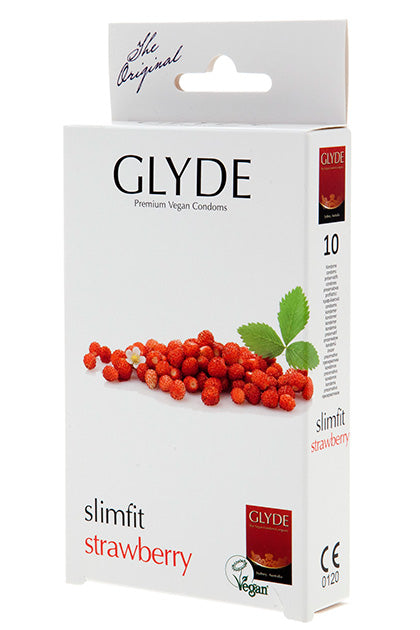 Glyde Ultra Slimfit Strawberry 10 uds