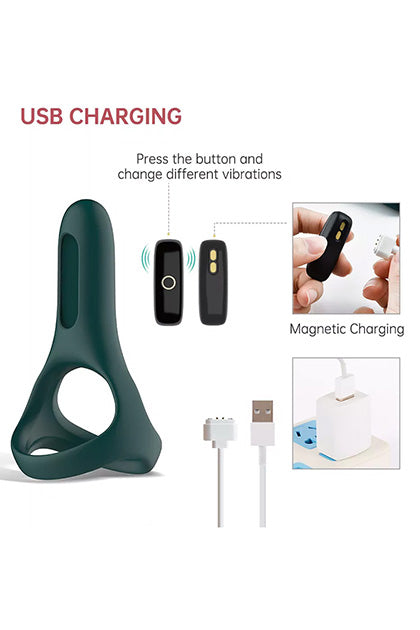 Magic Motion - Anneau pénien portable intelligent Rise Vert