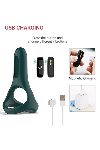 Magic Motion - Anneau pénien portable intelligent Rise Vert