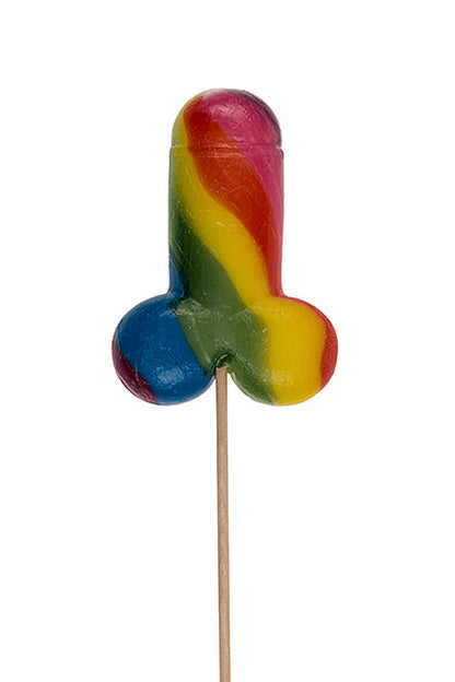 Piruleta Arcoíris en Forma de Pene