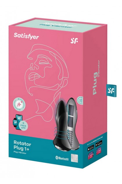 Plug giratorio 1+ Negro - Satifyer