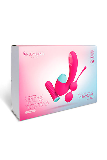 Kit de plaisir velours S Pleasures - Cerise